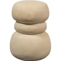 Woood Yvo Bijzettafel - Fiber Clay - Naturel - 47x37x35