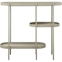 Woood Sidetable Noan - Hout/Metaal - Beige - 80x90x28