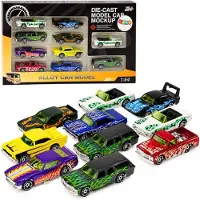 Leantoys Set Autoveerveren 1:64 Metaal 10 St