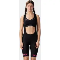 ALÉ Sella Plus Women's Bib Shorts Black/Fluo Pink || Maat: S