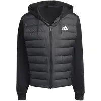 Adidas Gewatteerd jack met capuchon en logo
