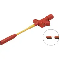 Hirschmann KLEPS 2700 rt Grijpklem Steekaansluiting 4 mm CAT III Rood