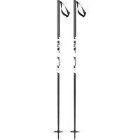 SCOTT - Skistokken - Free 18 Black Matt voor Unisex van Aluminium - Maat 130 cm - Grijs