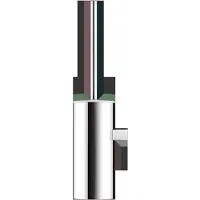 Keuco Collection Moll - WC-borstel met houder, wit/chroom 12769010100