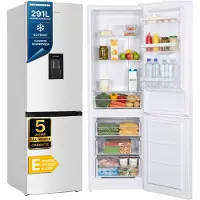 Heinner HCNF-HM291INVWDE++ Koel- en vriescombinatie, 291 liter, No Frost, Inverter, waterdispenser, wit