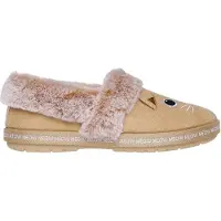 SKECHERS BOBS Too Cozy - Meow Pajamas damespantoffels met voering, bruin