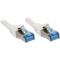 Lindy - Cordon de raccordement - RJ-45 (M) pour RJ-45 (M) - 2 m - SFTP PiMF - sans halogène sans crochet - blanc