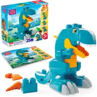 Mega Bloks Bouw en Hap Dinosaurus T-Rex - 3-in-1 Bouw - 25 onderdelen