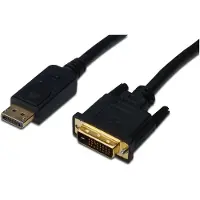 Digitus AK-340301-030-S DisplayPort-kabel DisplayPort / DVI Adapterkabel DisplayPort stekker, DVI-D 24+1-polige stekker