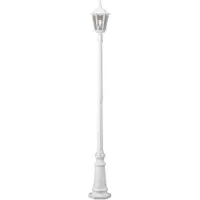Konstsmide Mastlamp Firenze, 1-lamps, wit FIRENZE, wit / opaal, Glas, Landelijk