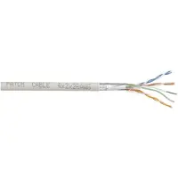 TRU COMPONENTS Netwerkkabel CAT 6 U/UTP 4 x 2 x 0.27 mm² Wit 100 m