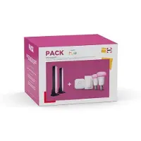 Philips Pack Découverte Kit de démarrage Hue Ambiance blanc et couleur + Pont + Télécommande + 2 Barres Lumineuses Hue Play