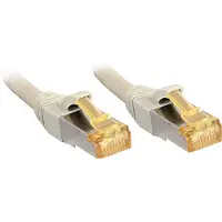 Lindy 47268 Patchkabel 10m RJ45 S/FTP LSOH, mit Cat7 Rohkabel, grau