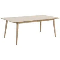 OXM Eettafel Dysta Eikenfineer Wit 200cm - Living