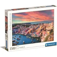 Clementoni - Puzzel - 1500 Stukjes - Picturesque Procida Island - Puzzel Voor Volwassenen - High Quality Collection