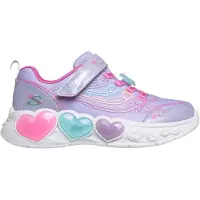 SKECHERS Sneakers 'ENCHANTED HEART LIGHTS' aqua / lavendel / pink / rosa
