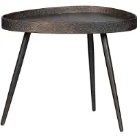 Woood Crude Bijzettafels - Zink - Antique Bronze - 39x71x52