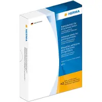 Herma Hechtetiketten voor drukmachines, DP1, Ø 13 mm, rond geel, permanent hechtend