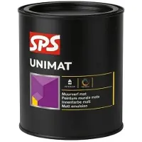 SPS Unimat | Matte Muurverf en Plafondverf 10 LTR - Lichte kleur|2