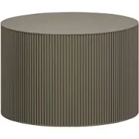 Woood Sanne Bijzettafel - MDF - Militair Groen - 40x60x60