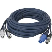 DAP Powercon/XLR combikabel 75 cm