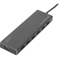 Digitus DA-70241-1 interface hub USB 3.2 Gen 1 (3.1 Gen 1) Type-A 5000 Mbit/s Grijs