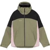 Armada - Ski jassen - Ansel 2L Shell Jacket Swamp Black Icee Rose voor Unisex van Nylon - Maat L - Kaki