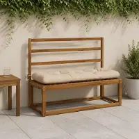 vidaXL Bankkussens VIANEN 2 st 100% Polyester Crèmekleurig