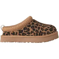 Ugg Kids Tazz Spotted bruine bontpantoffels (36), Leer, Beige, Plat, Geen, Homewear, kinderkleding 1183570K