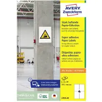 Avery Zweckform Etiket Avery L7876-20 105x148mm 80 stuks