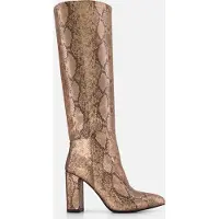 Mexx Dames Laarzen Krystal Indy - Brons - Maat 42