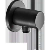 Keuco IXMO - 1-hendel mengkraan met slangaansluiting inbouw, mat zwart 59552370201