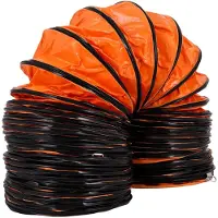 Vevor luchttransportslang met een ventilatordiameter van 9,8 m