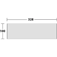 Keuco Edition 400 - Planchet, lengte 33 cm, zilver 11558170000