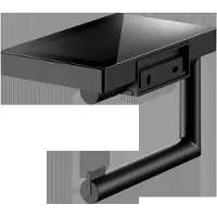Keuco Reva - Toiletpapierhouder, mat zwart 12873379000
