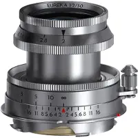 Thypoch Eureka 50mm F2 M Mount-brass Version - Silver