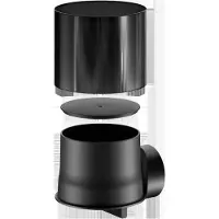 Keuco Reva - Zeepdispenser met houder, mat zwart 12852379000