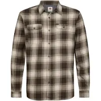Petrol Industries Overhemd sand / chocoladebruin / taupe
