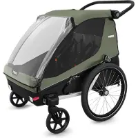 Thule - Sportieve kinderwagens - Courier Vintage Green voor Unisex - Kaki