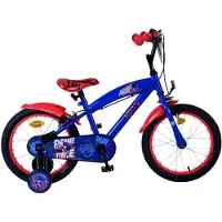 Volare Turbo Crew Kinderfiets - Jongens - 16 inch - Blauw Rood - Twee handremmen
