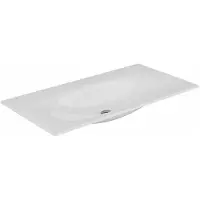 Keuco EDITION 11 Keramische inbouwwastafel, 1055x17x538mm, met 1 kraangat, wit, 31150311001
