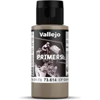Vallejo Hobbyverf Acrylverf - 73614 IDF Isreali Sand Grey (61-73) - Primer - Acryl (60 ml) Verf flesje - 60 ml