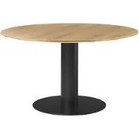 Gubi 2.0 Eettafel Ø130 cm | Oak