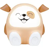 BigBen Interactive Enceinte sans fil lumineuse et veilleuse Max Hi Buddies Marron et Blanc