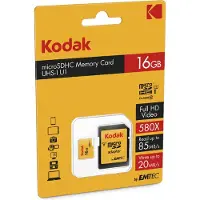 Kodak microSDHC 16GB Class10 U1 w/adapter