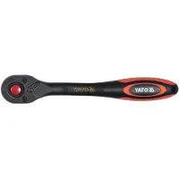 YATO Biegeknarre, zwarte kleur, 1/2 inch, 72 tanden
