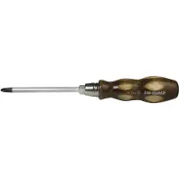 SW-Stahl 31002L schroevendraaier met kruiskop I PH2 x 100 mm I kruisschroevendraaier I schroevendraaiergereedschap I PH kruisschroevendraaier