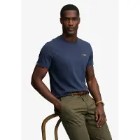 Superdry Essential Serif Logo T-Shirt, Blauw