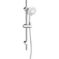 Schutte LIANA Doucheset Met Handdouche - Ø 12 cm - 5 Standen - 70 cm Glijstang - 150 cm Slang - Chroom