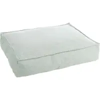 Flamingo hondenmand, rechthoekig, groen, afmetingen: 80 x 60 x 18 cm